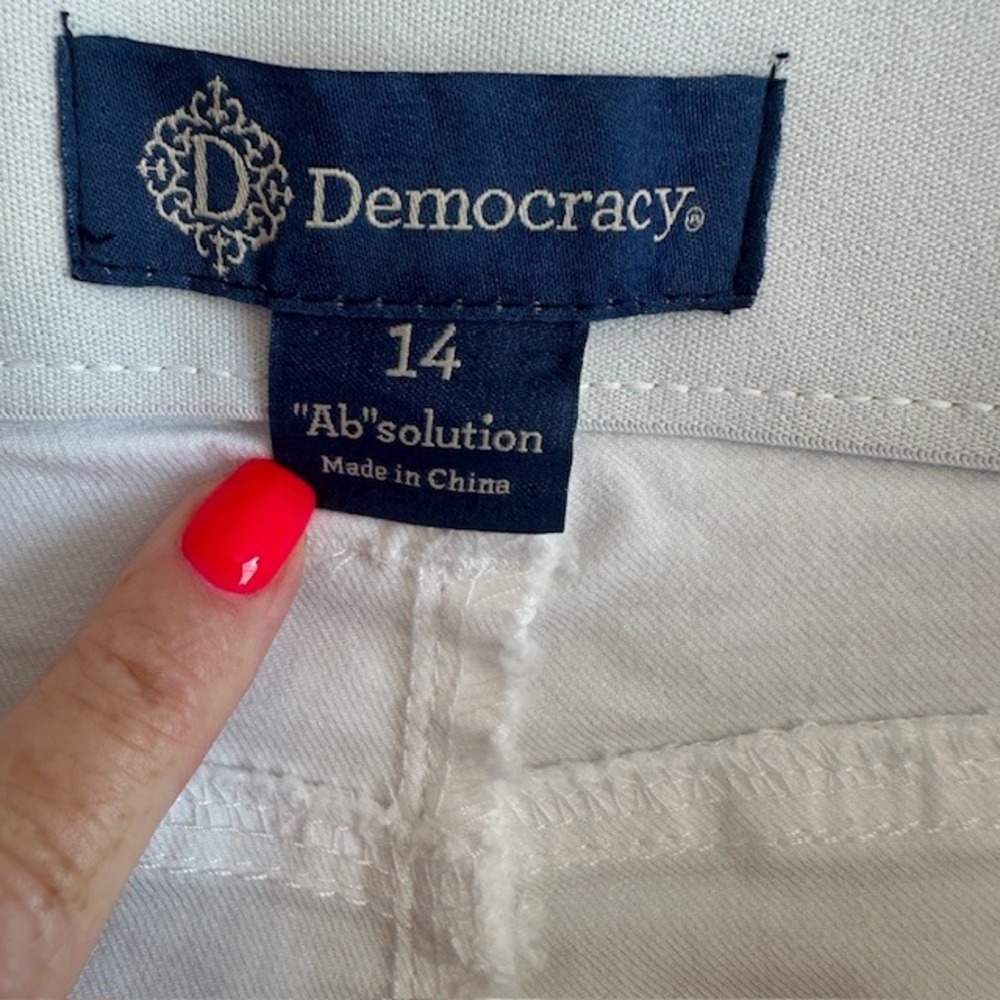 Democracy Women's White Absolution Itty Bitty Boo… - image 6